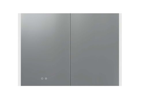 Зеркало-шкаф Aquatek AQ7109-MLC 100х70 подвесной цвет белый - фото 2