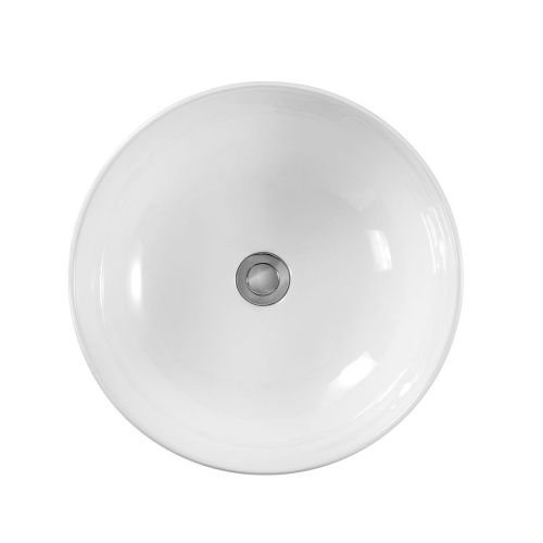 Раковина из сантехнического фарфора Aquatek ЕВРОПА AQ5558-00 40х40 накладная цвет белый без отверстий под смеситель - фото 4