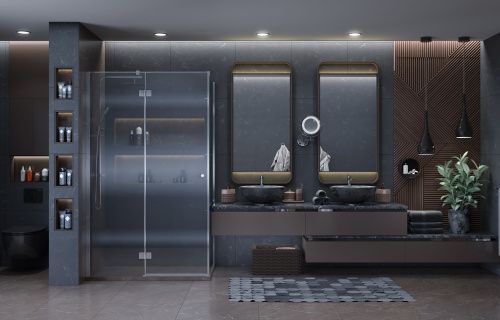 Душевой уголок Ambassador Diamond 12011104L 120х80 стекло прозрачное профиль хром без поддона - фото 4