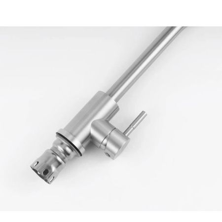 Смеситель для кухни Knotlor STREAMLINE SS-01 на мойку нержавеющая сталь