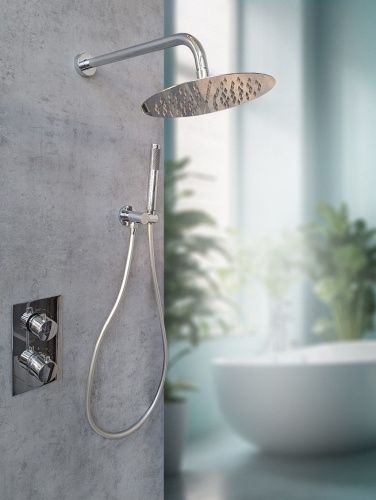 Душевая система AltroBagno Unione AltroBagnoUnione040407Cr встраиваемая в стену - фото 2