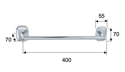 Полотенцедержатель Remer Suite SU40CR - фото 2