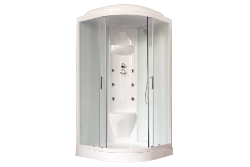 Душевая кабина Royal Bath НК RB100HK7-WC 100х100 четверть круга с крышей ориентация универсальная