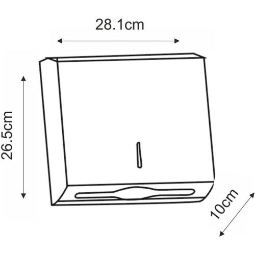Диспенсер бумажных полотенец Wasserkraft K-10091 хром матовый - фото 3