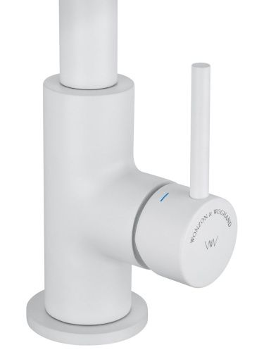 Смеситель для кухни Wonzon & Woghand WW-L1005-MW на мойку белый - фото 4