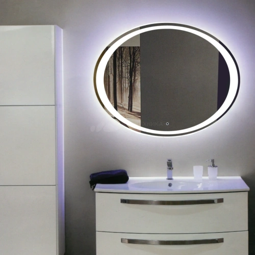 Зеркало с подсветкой Art&Max PESCARA AM-Pes-900-700-DS-F 90х70 подвесное