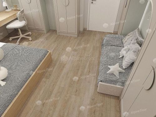 Кварцвиниловая плитка Alpine Floor Ultra ECO 5-39 Дуб Амбер толщина 0.2 см 43 класс 1219,2х184,15 - фото 4