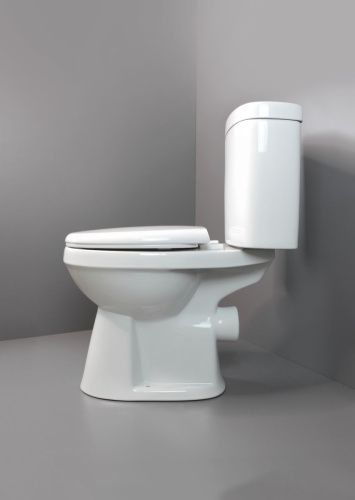 Унитаз напольный с бачком Creo Сeramique PROJECT COMBO-PR1002 белый с сиденьем с микролифт душевой смыв - фото 2