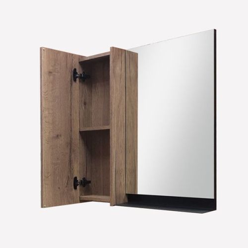 Зеркало-шкаф Comforty Кёльн 00004149061CF 70х80 подвесной цвет коричневый - фото 3