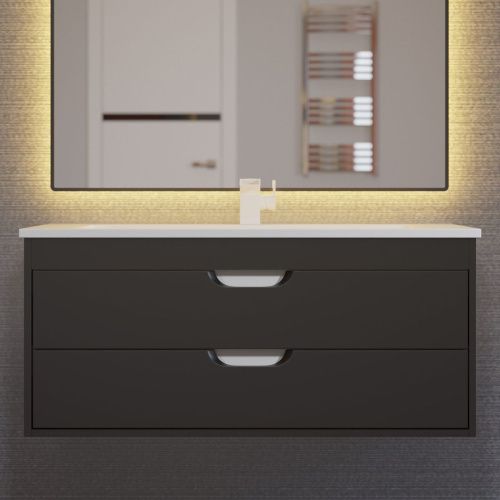 Тумба с раковиной Uperwood UPD Modul 393020553 100х50 цвет черный - фото 5