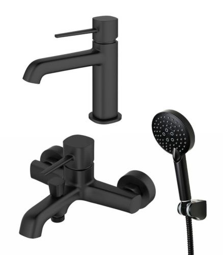 Душевой гарнитур Orange Karl M05-311b настенный черный - фото 2