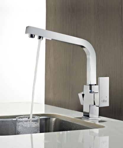 Смеситель для кухни Rossinka Z Z35-32 на мойку хром - фото 2