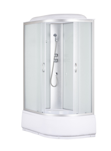 Душевая кабина Taliente TA-12080M(L) 120х80 асимметричная с крышей ориентация левая