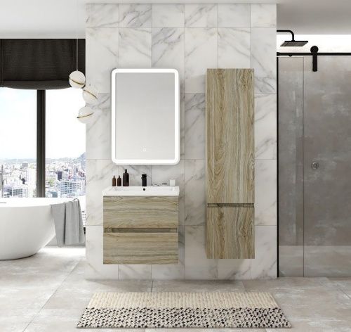 Шкаф-пенал Art&Max TECHNO AM-Techno-1600-AC-SO-LW823-R 40х160 подвесной цвет коричневый