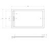 Душевой поддон из искусственного камня Cezares TRAY-AS-AH-140/80-30-W 140х80 белый без ножек