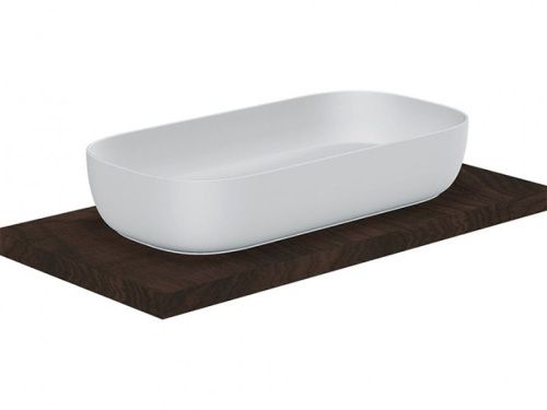 Раковина из сантехнического фаянса Scarabeo Glam 1803 80х40 накладная цвет белый
