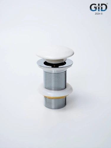 Донный клапан Gid Minucia 74403K белый - фото 2