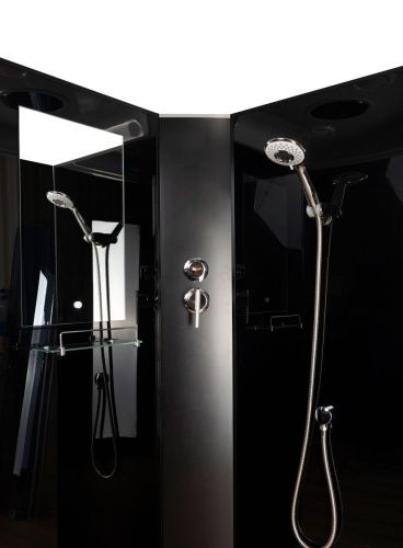 Душевая кабина Niagara Classic 65081434BK 90х90 четверть круга без крыши ориентация универсальная - фото 5