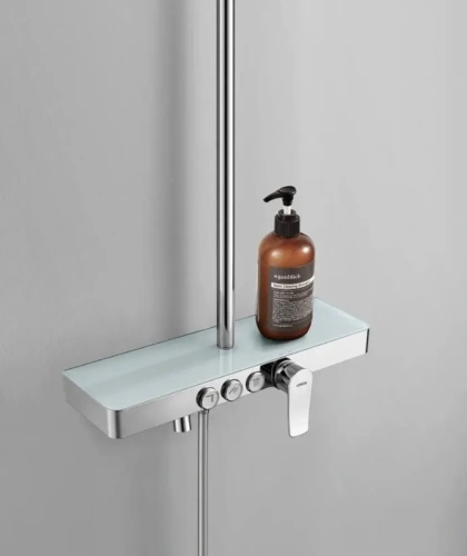 Душевая стойка Arrow AG3315CP настенная цвет хром - фото 4