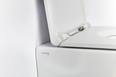 Чаша унитаза подвесная Galassia Dream 7317MT цвет белый без сиденья безободковая каскадный смыв