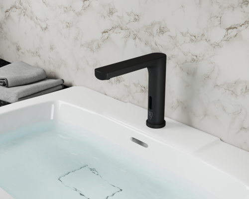 Смеситель Rush Tinos TI3732-12Black на раковину черный - фото 3