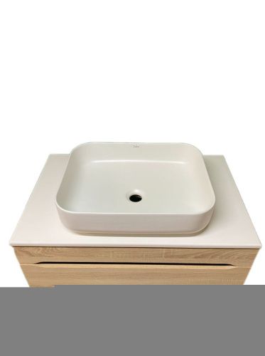 Тумба с раковиной Sintesi STL.W7817_SIN-LVB-APP-409 60х60 подвесная цвет бежевый - фото 3