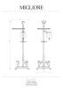Стойка Migliore Luxor 26148