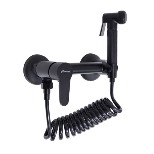 Гигиенический душ со смесителем Maretti Project Black PB30RN69 черный - фото 2