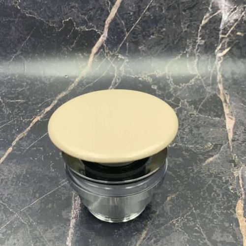 Донный клапан White Ceramic MEW0609FG бежевый