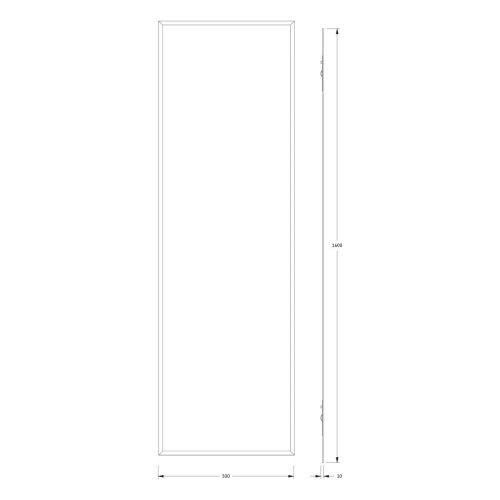 Зеркало Evoform Comfort BY 0955 50х160 подвесное - фото 2