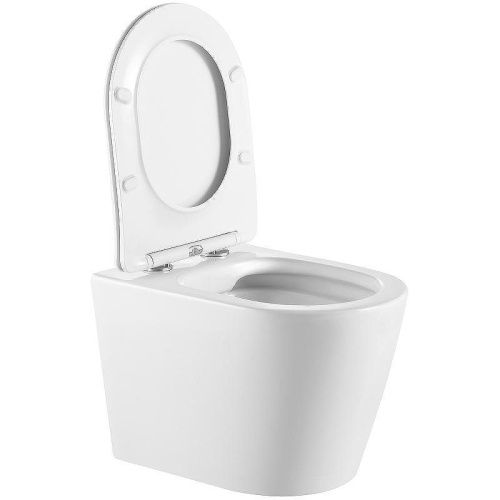 Унитаз подвесной Тритон Verso Щ0000057971 белый с сиденьем микролифт безободковый каскадный смыв - фото 5