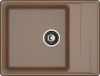 Кухонная мойка Granfest Level LV-660L терракот 65х50 цвет коричневый поверхность матовая