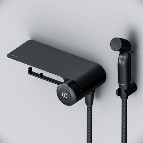 Гигиенический душ со смесителем Am.Pm X-Joy F0H85A822 черный - фото 4