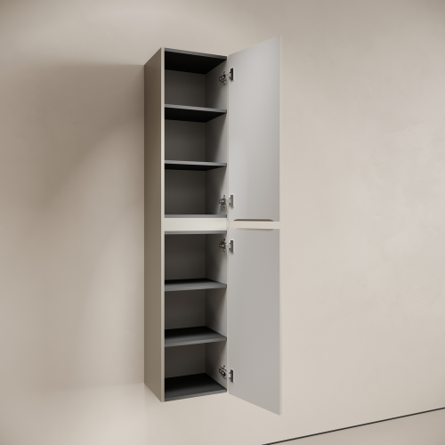 Шкаф-пенал Sancos CODE PCD35GP 40х170 подвесной цвет бежевый/серый - фото 4