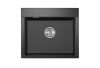 Кухонная мойка Granula 5804, ШВАРЦ 60х50 цвет черный поверхность матовая
