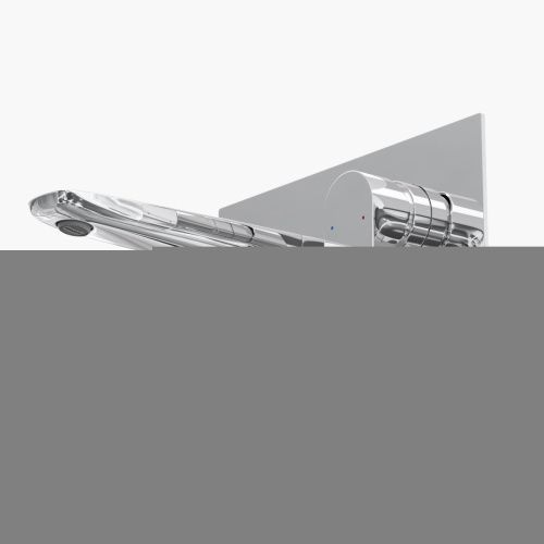 Смеситель для раковины Berges VENTAS 76005 встраиваемый в стену хром - фото 3