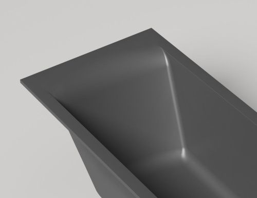 Ванна из искусственного камня Salini CASCATA 104123M 170х75 встраиваемая прямоугольная с ножками - фото 5