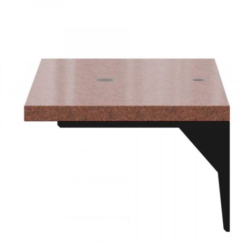 Столешница СанТа 900155 80х50 подвесная цвет коричневый - фото 2