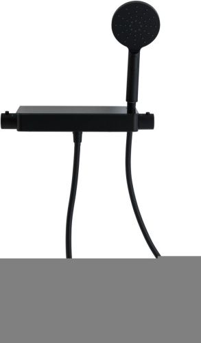 Смеситель для душа Allen Brau Fantasy 5.11002-31 настенный черный с термостатом - фото 4