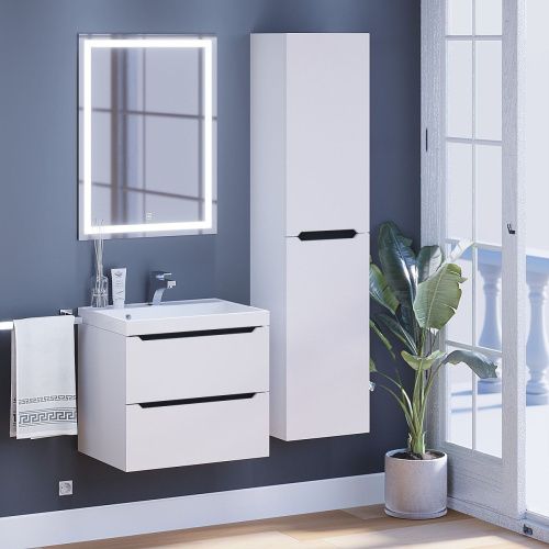 Шкаф-пенал Uperwood Tanos 29102022511 30х150 подвесной цвет белый - фото 3