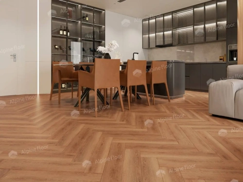 SPC ламинат Alpine Floor Parquet Light ECO 13-31 MC Дуб Капелла толщина 0.4 см 43 класс 600х125 - фото 3