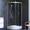 Душевой уголок Am.Pm X-Joy W88G-205-080MT64 80х80 стекло прозрачное профиль хром без поддона