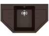 Кухонная мойка Ulgran Classic U-609-345 80х50 цвет коричневый