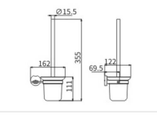 Ершик CeramaLux Loft 53913 - фото 2