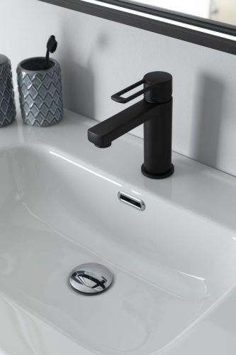 Смеситель Paffoni Ringo RIN071NO на раковину черный - фото 5