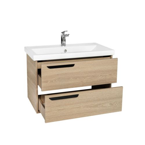 Тумба под раковину Viant КЕЛЬН VKEL80FOSD-T2YP 80х40 подвесная цвет бежевый - фото 3