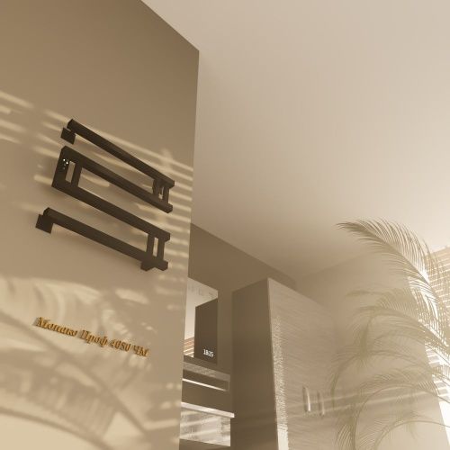 Полотенцесушитель электрический Altasan МонакоПроф МонакоПроф4050ЧМ 50х45 черный - фото 4