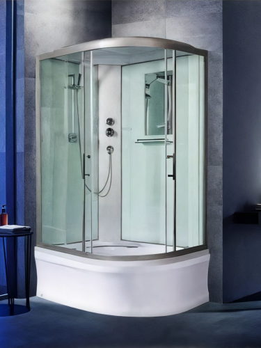 Душевая кабина WeltWasser WW500 10000003253 90х120 асимметричная с крышей ориентация левая - фото 4