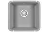 Кухонная мойка Granula 3801, АЛЮМИНИУМ 45х45 цвет серый поверхность матовая