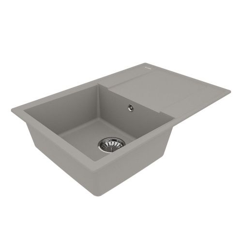 Кухонная мойка LeMark Imandra 760 9910027 75х50 цвет серый поверхность матовая - фото 2